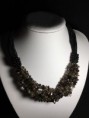 Collana Girocollo Quarzo Fumè 